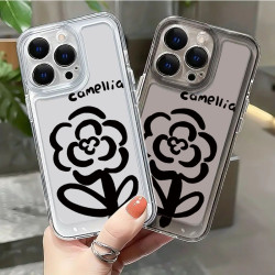 花朵適用於蘋果15promax14plus手機殼iphone13小香風12軟套11