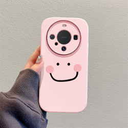 適用華爲mate60手機殼新款全包防摔mate50女款外殼40害羞線條笑臉