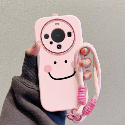 適用華爲mate60手機殼新款全包防摔mate50女款外殼40害羞線條笑臉 適用華爲mate60手機殼新款全包防摔mate50女款外殼40害羞線條笑臉