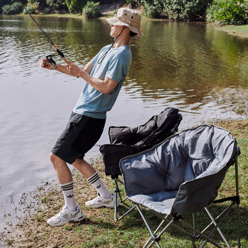 伯希和戶外折曡椅子可攜式靠背露營椅子導演椅沙灘躺椅月亮椅 伯希和戶外折曡椅子可攜式靠背露營椅子導演椅沙灘躺椅月亮椅