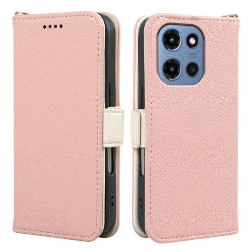 翻蓋皮套適用摩托羅拉Moto G Power2025荔枝紋側釦插卡錢包手機殼 翻蓋皮套適用摩托羅拉Moto G Power2025荔枝紋側釦插卡錢包手機殼