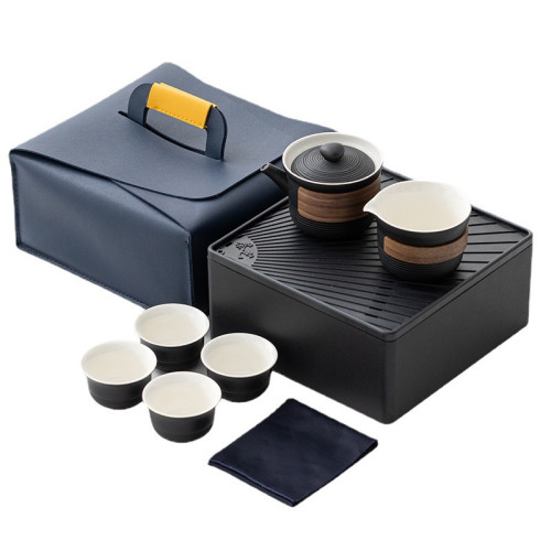 可攜式茶具周年伴手禮快客杯喝茶戶外車用枯山水功夫旅行茶具 可攜式茶具周年伴手禮快客杯喝茶戶外車用枯山水功夫旅行茶具