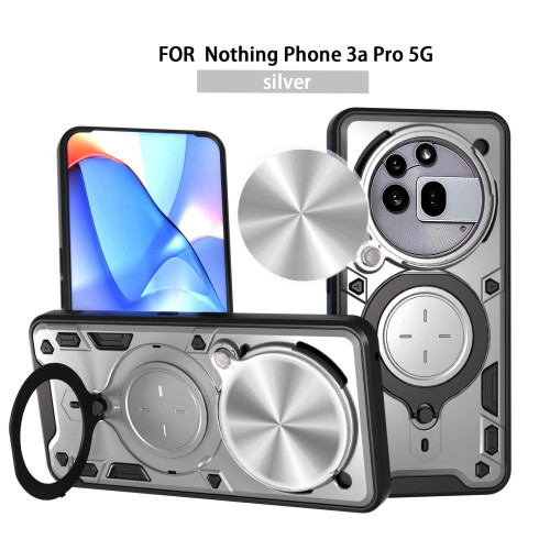 適用NothingPhone3APro家尚推窗手機殼Nothingphone3a支架防摔套 適用NothingPhone3APro家尚推窗手機殼Nothingphone3a支架防摔套