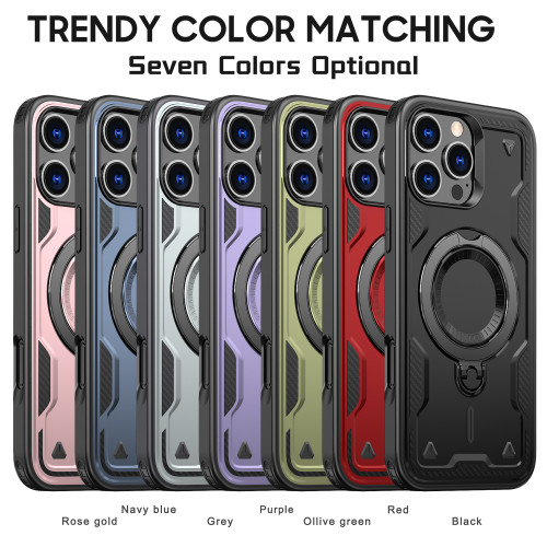 適用於蘋果16ProMax手機殼天環磁吸iPhone15Plus防摔360旋轉支架 適用於蘋果16ProMax手機殼天環磁吸iPhone15Plus防摔360旋轉支架