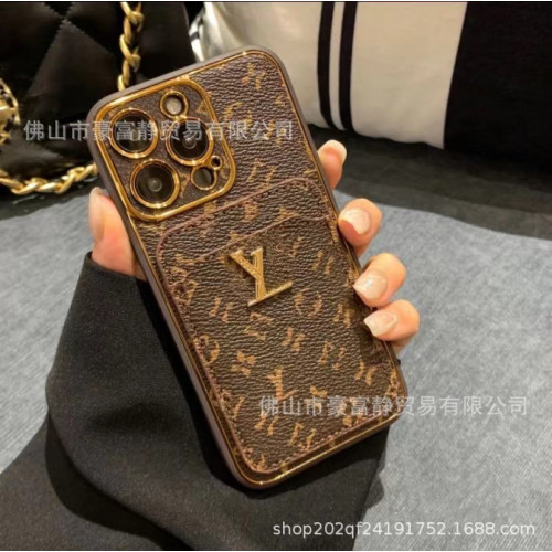 潮牌復古插卡手機殼適用蘋果15ProMax全包皮質14高級小衆男女款13 潮牌復古插卡手機殼適用蘋果15ProMax全包皮質14高級小衆男女款13