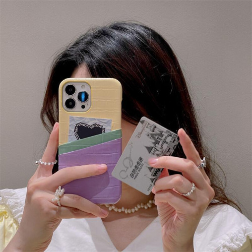 適用鱷魚紋蘋果15promax插卡手機殼iPhone13皮質11高級12女14防摔 適用鱷魚紋蘋果15promax插卡手機殼iPhone13皮質11高級12女14防摔