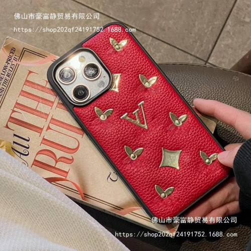 皮質奢華老花適用15promax手機殼iPhone13保護套高級感12潮牌14女 皮質奢華老花適用15promax手機殼iPhone13保護套高級感12潮牌14女