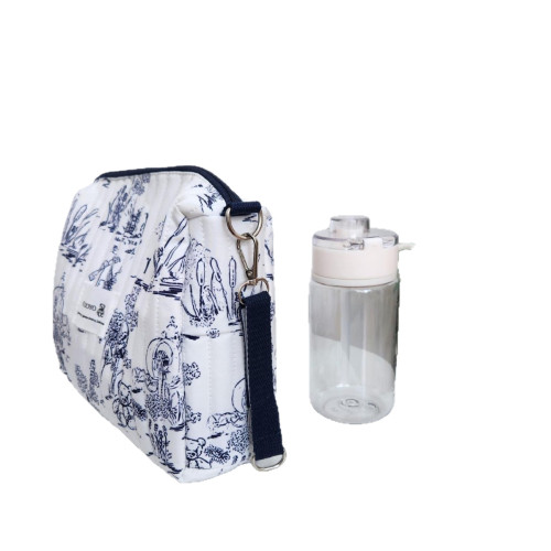 新款國風水墨畫碎花化妝包可攜式收納包旅行洗漱包手拿方包 新款國風水墨畫碎花化妝包可攜式收納包旅行洗漱包手拿方包