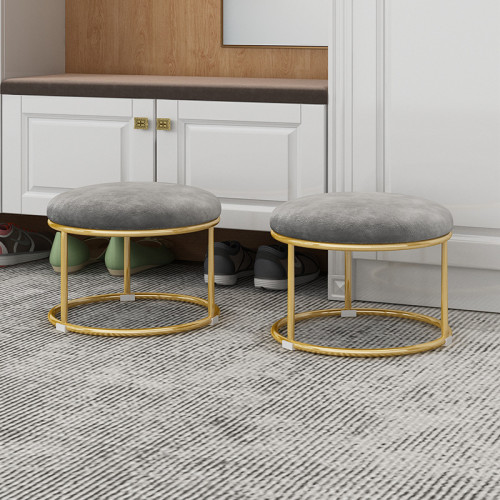 小凳子矮凳鐵藝小凳子布藝板凳創意客廳圓凳客廳門口簡約換鞋凳子 小凳子矮凳鐵藝小凳子布藝板凳創意客廳圓凳客廳門口簡約換鞋凳子