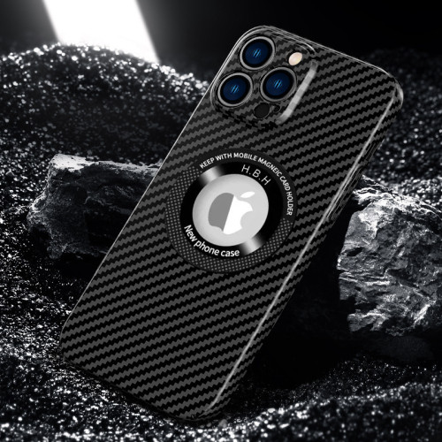 超薄碳纖維紋磁吸適用蘋果16pro手機殼iphone15防摔14保護套