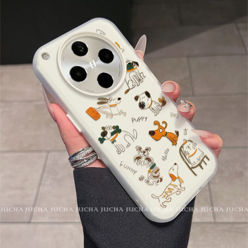 適用oppofindx8ultra手機殼卡通可愛findx8高級手機殼線條塗鴉狗 適用oppofindx8ultra手機殼卡通可愛findx8高級手機殼線條塗鴉狗