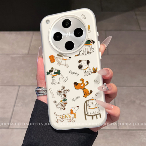 適用oppofindx8ultra手機殼卡通可愛findx8高級手機殼線條塗鴉狗 適用oppofindx8ultra手機殼卡通可愛findx8高級手機殼線條塗鴉狗