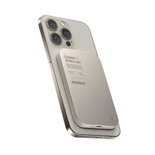 MOMAX摩米士 磁吸無線充電寶Magsafe適用於15蘋果16行動電源禮品