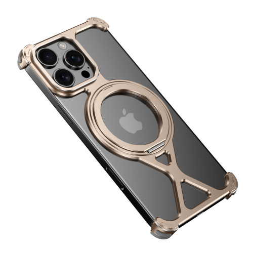 適用蘋果17promax旋轉磁吸支架手機殼散熱鋁合金iphone16pro 適用蘋果17promax旋轉磁吸支架手機殼散熱鋁合金iphone16pro