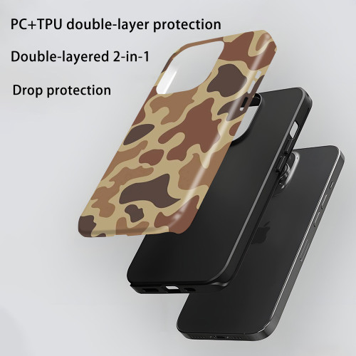 男款ins迷彩二合一菲林手機殼iphone1714promax保護套12p
