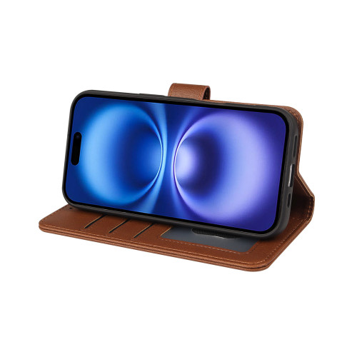 適用蘋果iPhone16卡斯科17ProMax手機皮套13商務11支架翻蓋手機殼 適用蘋果iPhone16卡斯科17ProMax手機皮套13商務11支架翻蓋手機殼