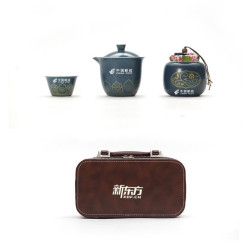 南枝戶外功夫陶瓷旅行茶具套裝婚慶禮品結婚用品伴手禮物
