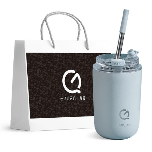 equra 一克拉保溫杯咖啡杯吸管杯成人辦公室學生直飲杯316不鏽鋼 equra 一克拉保溫杯咖啡杯吸管杯成人辦公室學生直飲杯316不鏽鋼