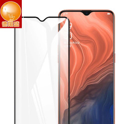 適用OPPO reno z/2絲印全屏鋼化膜reno ACE全屏二強膜 防刮玻璃膜