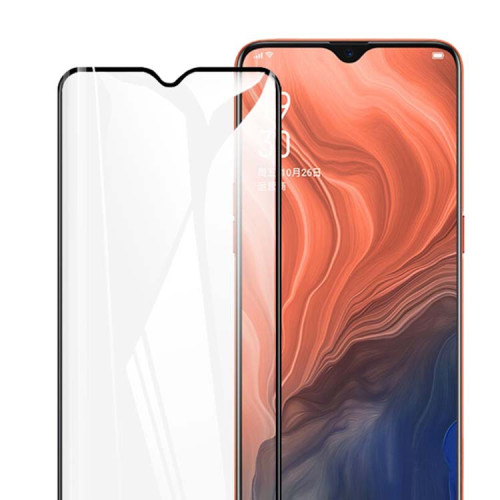 適用OPPO reno z/2絲印全屏鋼化膜reno ACE全屏二強膜 防刮玻璃膜