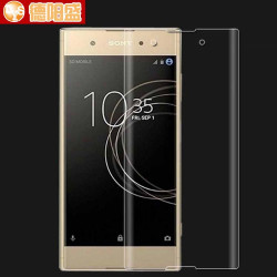 適用SONY Xperia XA1plus 3D曲面鋼化膜索尼XA2/XA2 ultra曲面膜