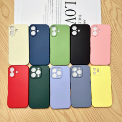 簡約純色16蘋果17Pro max仿原液態矽膠iphone15手機殼X適用14軟13