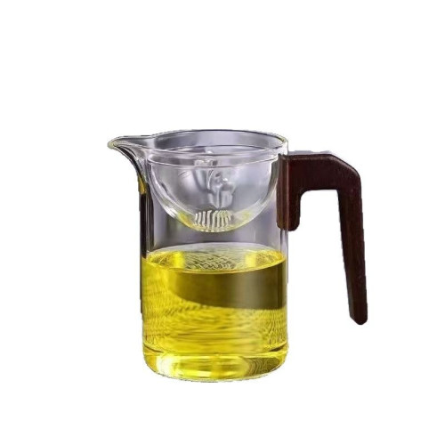 小青柑專用泡茶杯高硼矽玻璃逍遙杯木把公道杯茶漏分茶器耐高溫 小青柑專用泡茶杯高硼矽玻璃逍遙杯木把公道杯茶漏分茶器耐高溫