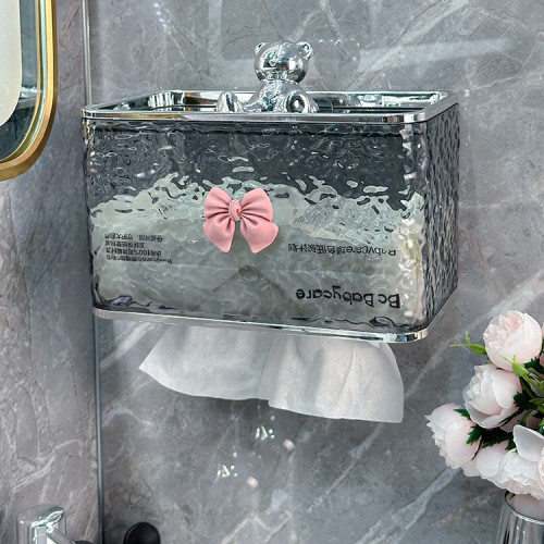 衛生間厠紙盒衛生紙收納壁掛式置物架厠所卷紙紙巾架抽紙盒紙巾盒 衛生間厠紙盒衛生紙收納壁掛式置物架厠所卷紙紙巾架抽紙盒紙巾盒