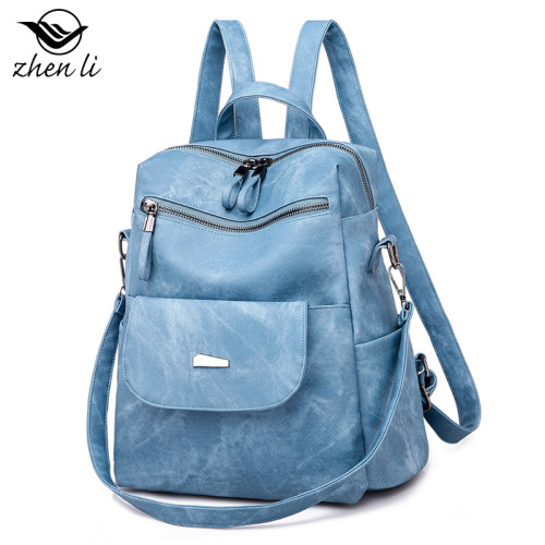zhenli backpack  雙肩包女 韓版大容量女士後後背包 雙肩女包
