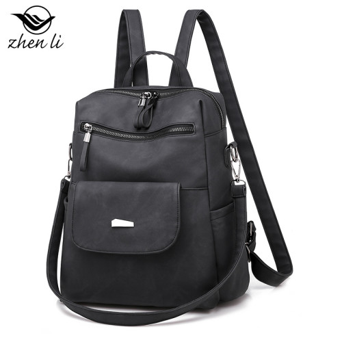 zhenli backpack  雙肩包女 韓版大容量女士後後背包 雙肩女包