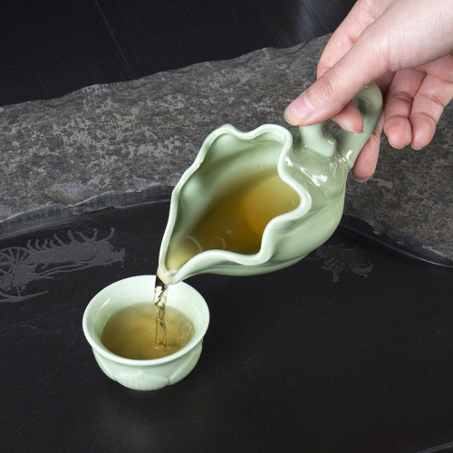 半全自動懶人沖茶器家用石磨泡茶壺茶杯現代簡約旋轉功夫茶具套裝