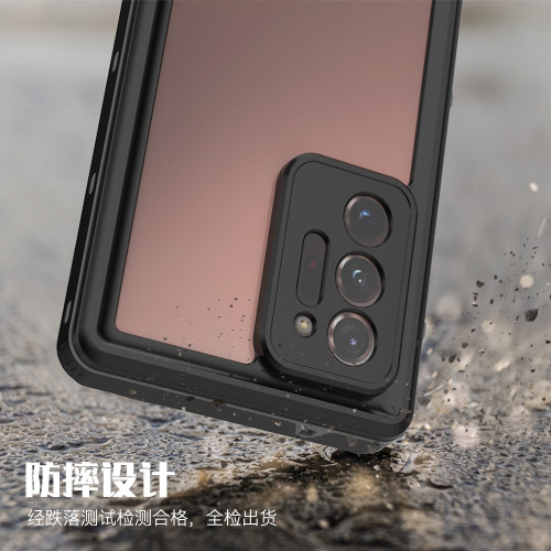 紅辣椒透明防水殼適用於三星Note20/note20ultra戶外運動防摔殼