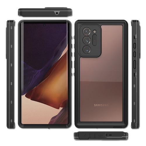 紅辣椒透明防水殼適用於三星Note20/note20ultra戶外運動防摔殼