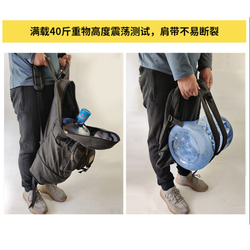 超大容量加厚帆布包男女雙肩包旅行包旅遊行李包戶外運動登山後背包