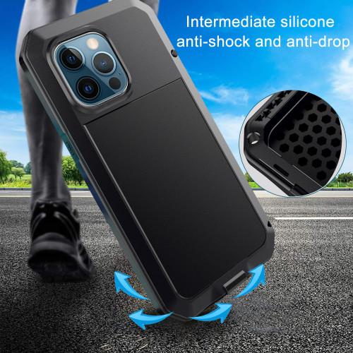 新款適用於iPhone13promax手機殼金屬三防生活防水防摔防震保護套