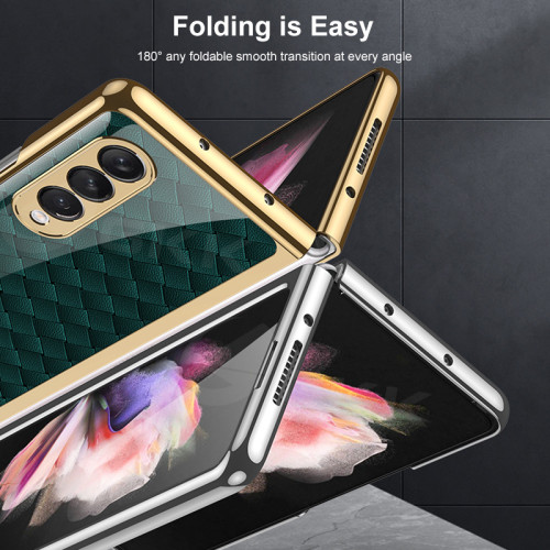 適用於手機保護玻璃 samsung z fold2手機殼三星左右折曡6手機殼