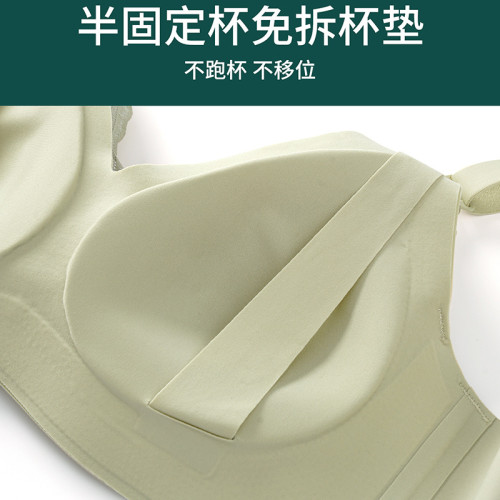 新款哺乳吸奶器無鋼圈固定杯點膠貼合文胸上開釦孕期産後防下垂