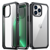 透明三防適用iPhone14蘋果14promax手機殼鋼化玻璃防摔全包保護套