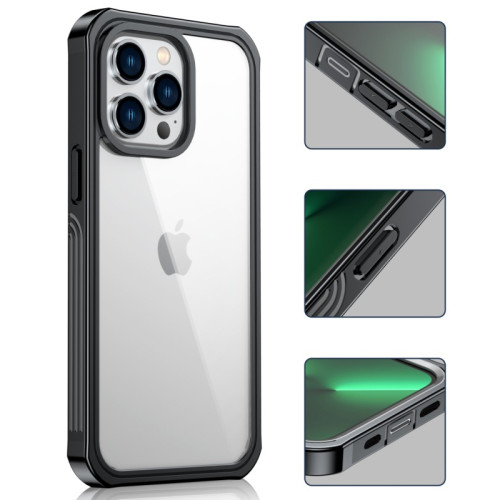 透明三防適用iPhone14蘋果14promax手機殼鋼化玻璃防摔全包保護套