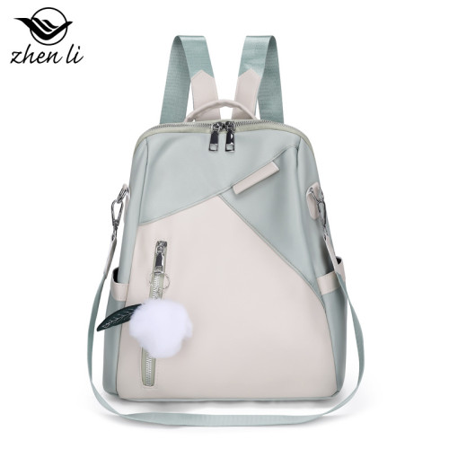 zhenli 雙肩包 女士 backpack bags 白溝箱包 街頭潮流休閒後背包女
