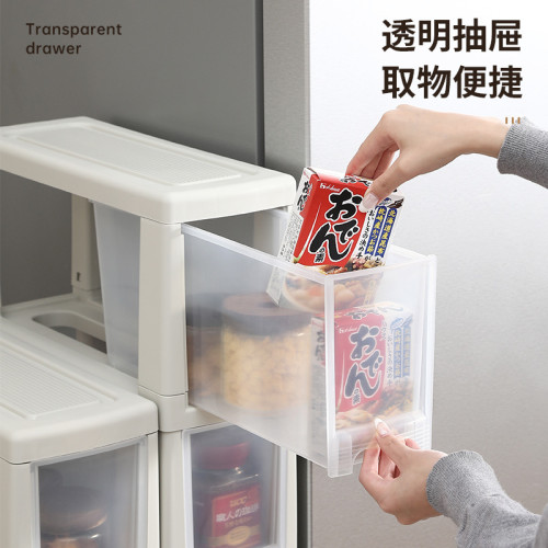 友耐抽屜式衛生間儲物櫃縫邊櫃廚房縫隙櫃子置物架廚房夾縫收納櫃