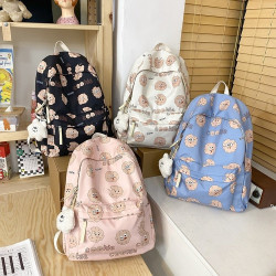 FOUR ONE書包女日系ins高顔值少女高中學生韓版原宿大容量雙肩包