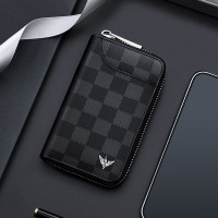 保羅鑰匙包男款真皮2023新款時尚掛腰多功能汽車鎖匙包收納卡包潮