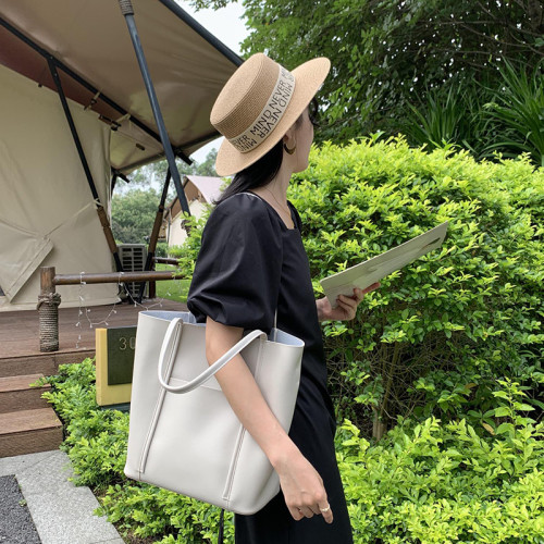 2025新款真皮女包大包牛皮托特包大容量夏季手提上班通勤單肩包女