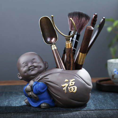 茶道六君子泡茶工具大全套裝茶刀茶夾茶刷勺喝茶用品功夫茶具配件