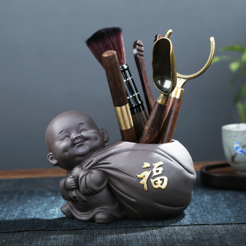 茶道六君子泡茶工具大全套裝茶刀茶夾茶刷勺喝茶用品功夫茶具配件
