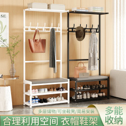 衣帽架臥室落地家用掛衣架簡易晾衣架輕奢室內單桿簡約移動置衣架