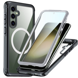 適用三星GalaxyS23FE手機殼運動透明三防密封防摔防塵手機套全包