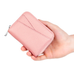 日本款卡包真皮零錢包頭層牛皮時尚潮流日式錢包新品