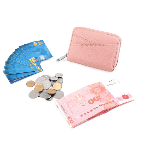 日本款卡包真皮零錢包頭層牛皮時尚潮流日式錢包新品